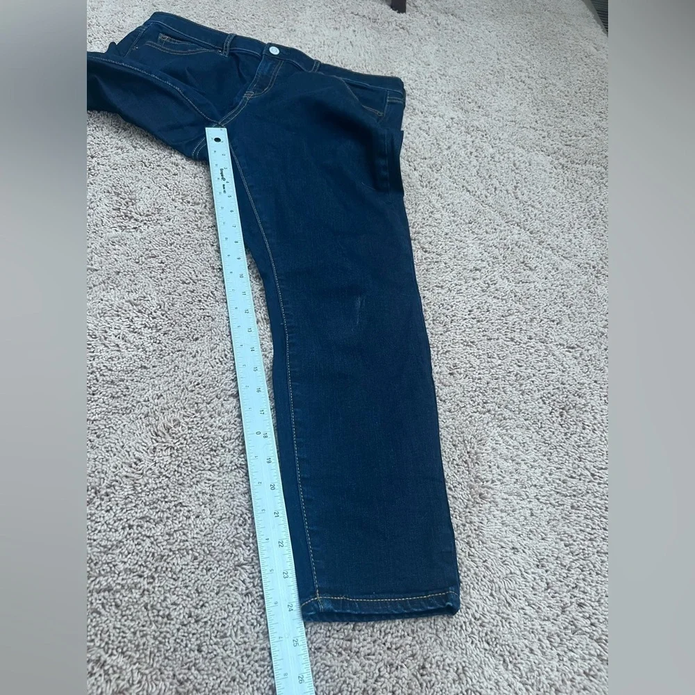 14p 14 petite 32 gap curvy true skinny dark wash jeans